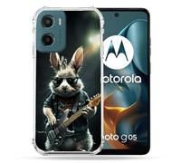 Cokitec - Carcasa Reforzada para Motorola G05/E15, diseño de Conejo