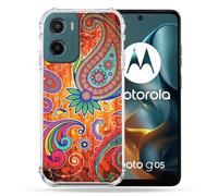 Cokitec - Carcasa Reforzada para Motorola G05/E15, diseño de Flores