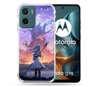 Cokitec - Carcasa Reforzada para Motorola G05/E15 Manga Frieren