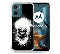 Cokitec - Carcasa Reforzada para Motorola G05/E15 Manga Tokyo Ghoul Kaneki Tag