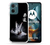 Cokitec - Carcasa Reforzada para Motorola G05 y E15 Sport Judo, Color Negro