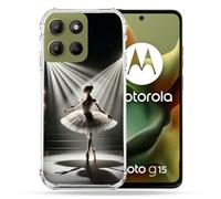 Cokitec - Carcasa Reforzada para Motorola G15, Bailarina