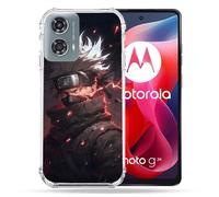 Cokitec - Carcasa Reforzada para Motorola G24 4G, Manga Naruto Kakashi, Color Oscuro