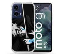 Cokitec - Carcasa Reforzada para Motorola G35 5G, Manga Boruto Espada