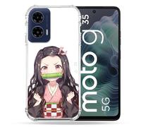 Cokitec - Carcasa Reforzada para Motorola G35 5G Manga Demon Slayer Nezuko
