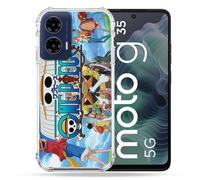 Cokitec - Carcasa Reforzada para Motorola G35 5G, Manga One Piece Sunny