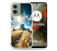 Cokitec - Carcasa Reforzada para Motorola G55 5G Agricultura cosechadora de Trigo
