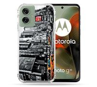 Cokitec - Carcasa Reforzada para Motorola G55 5G de Viaje America USA New York Taxi
