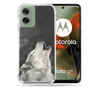 Cokitec - Carcasa Reforzada para Motorola G55 5G, diseño de Lobo