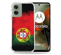 Cokitec - Carcasa Reforzada para Motorola G55 5G Viaje Portugal Bandera