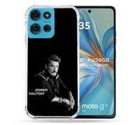 Cokitec - Carcasa Reforzada para Motorola G75 5G, diseño de Johnny Hallyday