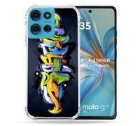 Cokitec - Carcasa Reforzada para Motorola G75 5G Street Art Graffiti