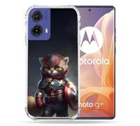 Cokitec - Carcasa Reforzada para Motorola G85 5G Animal Chat America