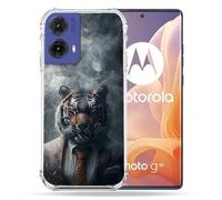 Cokitec - Carcasa Reforzada para Motorola G85 5G Animal Tigre Business