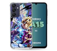 Cokitec - Carcasa Reforzada para Samsung Galaxy A15 4G / 5G Manga Dragon Ball Sangohan Duo