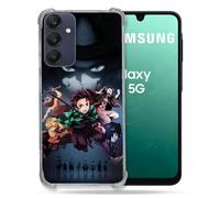Cokitec - Carcasa Reforzada para Samsung Galaxy A16 5G, diseño de Manga Demon Slayer, Color Negro