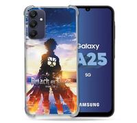 Cokitec - Carcasa Reforzada para Samsung Galaxy A25 5G (Manga Ataque de Titanes, Sol