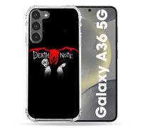 Cokitec - Carcasa Reforzada para Samsung Galaxy A36 5G, Manga Death Note, Color Negro