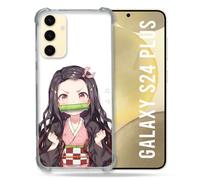 Cokitec - Carcasa Reforzada para Samsung Galaxy S24 Plus, Manga Demon Slayer Nezuko