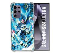 Cokitec - Carcasa Reforzada para Samsung Galaxy S24 Ultra Manga Dragon Ball Vegeta, Color Azul