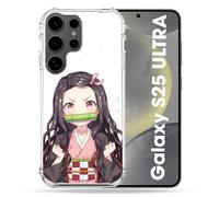 Cokitec - Carcasa Reforzada para Samsung Galaxy S25 Ultra Manga Demon Slayer Nezuko