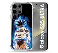 Cokitec - Carcasa Reforzada para Samsung Galaxy S25 Ultra Manga Dragon Ball Sangoku, Color Negro