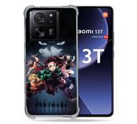 Cokitec - Carcasa Reforzada para Xiaomi Redmi 12 5G (Manga Demon Slayer), Color Negro