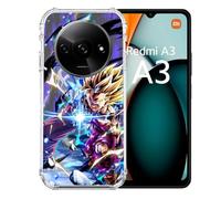 Cokitec - Carcasa Reforzada para Xiaomi Redmi A3 Manga Dragon Ball Sangohan Duo