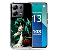 Cokitec - Carcasa Reforzada para Xiaomi Redmi Note 13 4G Manga My Hero Academia Deku