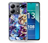 Cokitec - Carcasa Reforzada para Xiaomi Redmi Note 13 4G y Manga Dragon Ball Sangohan Duo