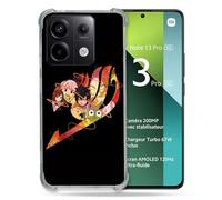 Cokitec - Carcasa Reforzada para Xiaomi Redmi Note 13 Pro 5G Manga Fairy Tail Logo Negro