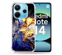 Cokitec - Carcasa Reforzada para Xiaomi Redmi Note 14 4G Manga Naruto VS
