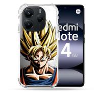 Cokitec - Carcasa Reforzada para Xiaomi Redmi Note 14 5G Manga Dragon Ball Sangoku Retrato