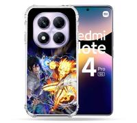 Cokitec - Carcasa Reforzada para Xiaomi Redmi Note 14 Pro 5G Manga Naruto VS