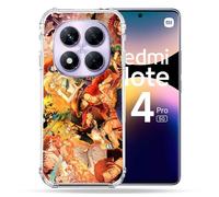 Cokitec - Carcasa Reforzada para Xiaomi Redmi Note 14 Pro 5G Manga One Piece Nakama