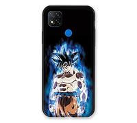 Cokitec Funda para Xiaomi Redmi 9C Manga Dragon Ball Sangoku Negro