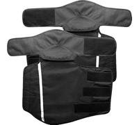 Cokomono Calentadores de rodilla de invierno para motocicleta, resistentes al viento e impermeables, con reflector, protección articulada para mujeres/hombres, rodilleras para bicicleta, esquí