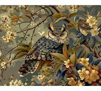 COKYIS 5D Kit de Pintura de Diamante Búhos Bricolaje Punto de Cruz Bordado Diamond Art Painting Kits, para Adultos Niños Decoración Pared Hogar(40 * 50cm)