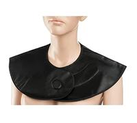 Col de corte, PVC, cierre de imán, color negro