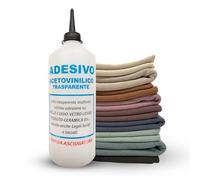 Cola Acetovinílica Transparente Multiuso 500 ml. Pegamento PVA a base de Resinas Sintéticas, Cola Vinílica Líquida para Bricolaje y Tapicería, Pegamento para Modelismo Madera, Corcho, Vidrio