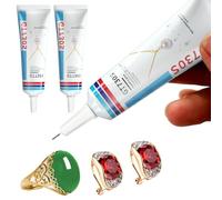 Cola Blanca Manualidades,Pegamento para Joyas,Pegamento Instantáneo Extra Fuerte,Cola Transparente,Pegamento Extrafuerte,Unión de Precisión para Arte, Joyería, Bricolaje (2, GT730S-30ml*3pcs)