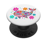Cola de Ballena Floral PopSockets PopGrip Adhesivo