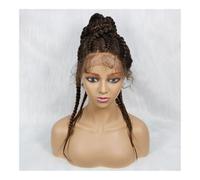 Cola de caballo, Atrevida y sofisticada: peluca sintética de encaje trenzado de 24 pulgadas - Libera el glamour de tu cola de caballo