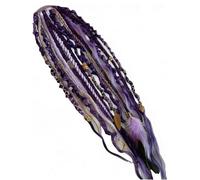 Cola De Caballo Elástica Dread, Extensión De Cabello Boho Dreadlock Con Cuentas, Instalación De Un Minuto De Cabello Boho Con Cuentas Y Dijes For Festival(08)