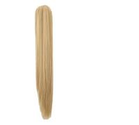 Cola de Caballo Long Ponytail Extension, 24" Straight Claw Clip Ponytail Hair Extensions Natural Looking Heat Resistant Synthetic Ponytail Hairpiece for Women Chica Postizos de Pelo (Color : 25, Siz