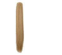 Cola De Caballo Long Ponytail Extension, 24" Straight Claw Clip Ponytail Hair Extensions Natural Looking Heat Resistant Synthetic Ponytail Hairpiece for Women Extensiones de Cola de Caballo (Color :