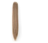 Cola de Caballo Long Ponytail Extension, 24" Straight Claw Clip Ponytail Hair Extensions Natural Looking Heat Resistant Synthetic Ponytail Hairpiece for Women Chica Postizos de Pelo (Color : M12-613