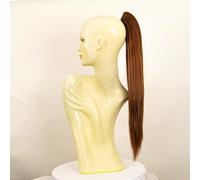 Cola de caballo postizo mujer longo 70 cm cobrizo color dorado 7/30