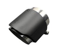 Cola De Escape Coche Silenciador del sistema de escape coche Fibra carbono Tubo garganta cola mate(51mm-89mm)