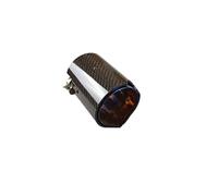 Cola de Escape Para F30 M335i M340i F32 F33 F36 M435i M440i Fibra Carbono ID60mm Silenciador Punta Tubo Escape 1 Pieza/punta Escape Coche Tubo de escape(ID 60 OD 93MM E)